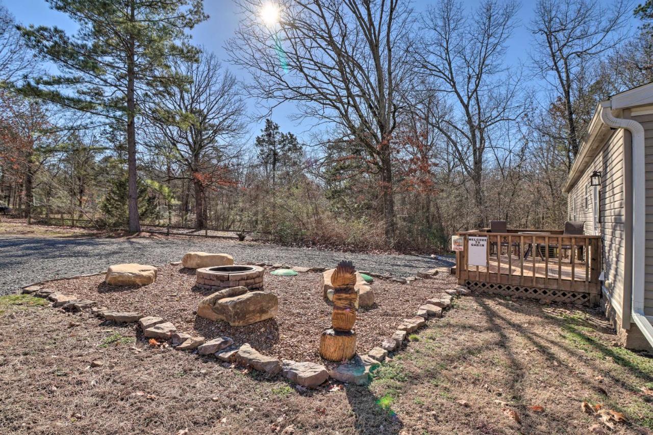 Lakefront Greers Ferry Cabin With Covered Boat Slip! Fairfield Bay Exterior foto